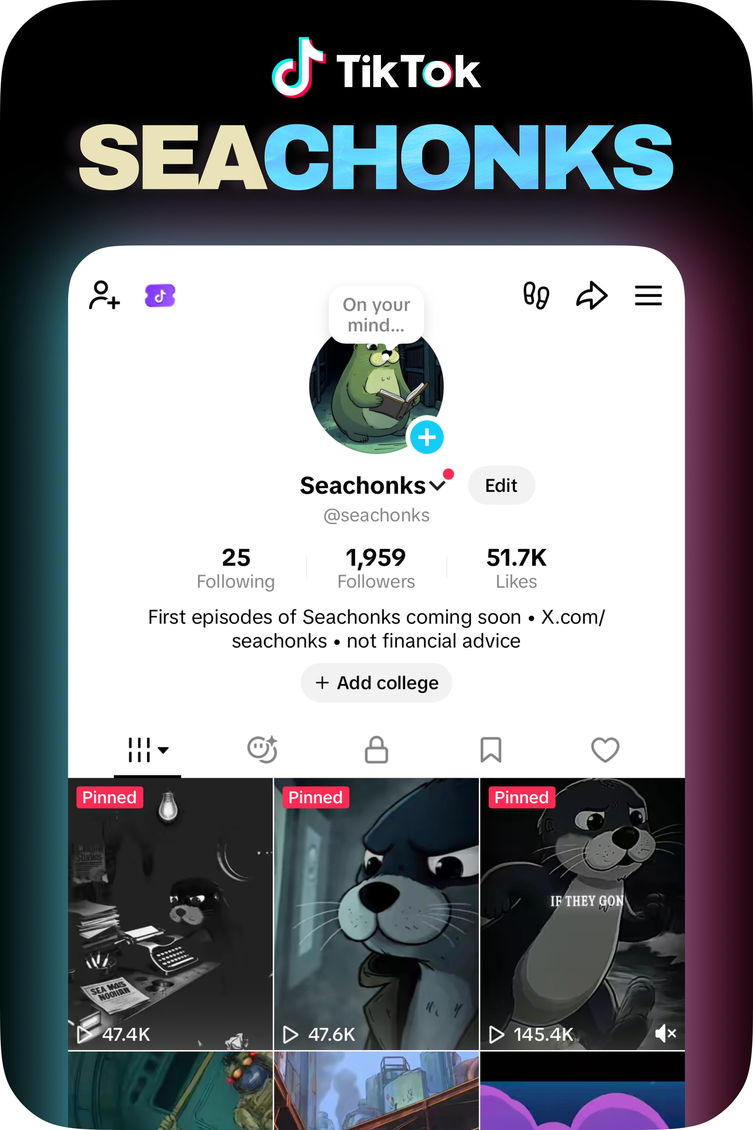 Seachonks on TikTok